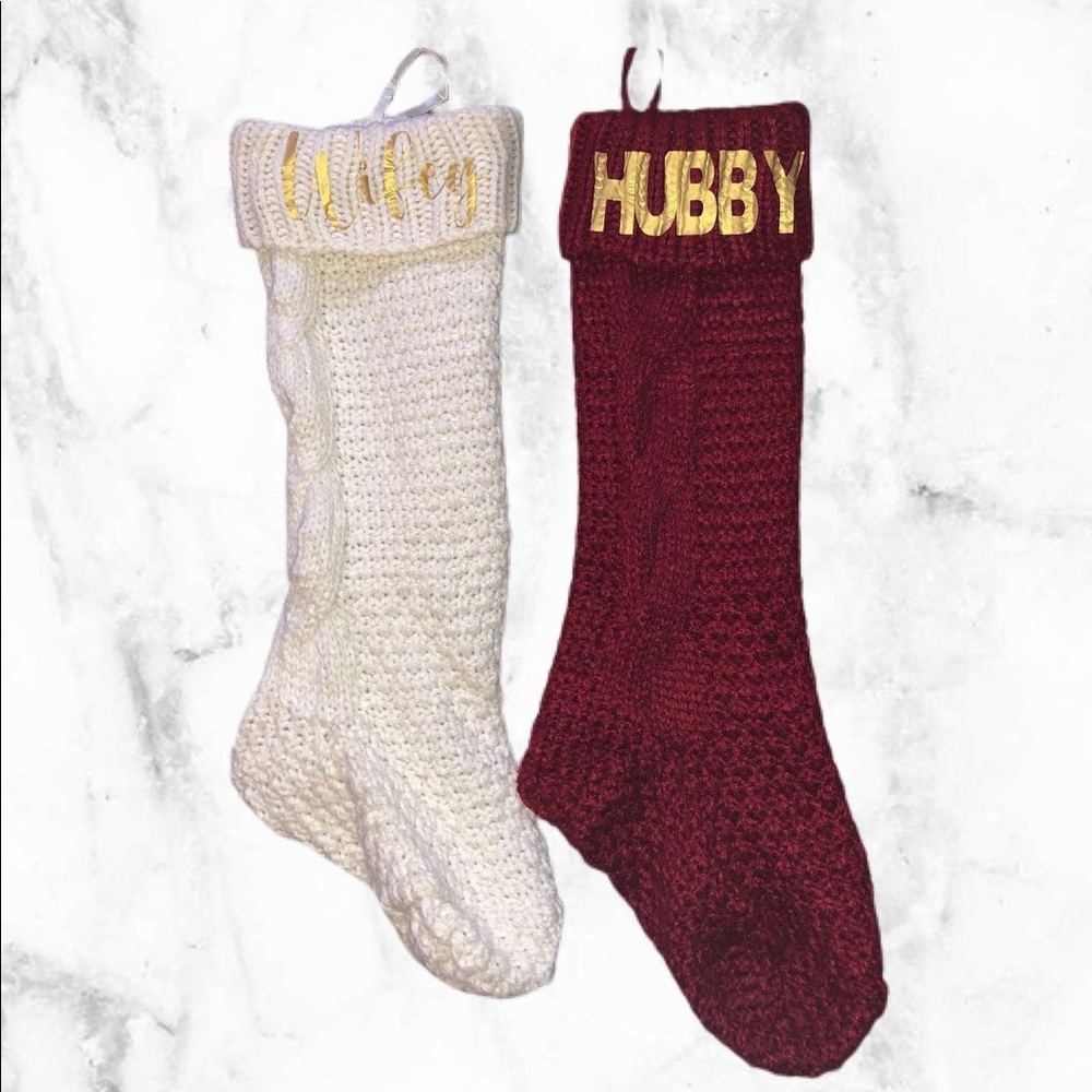Hubby & Wifey Stockings